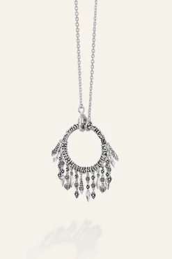 Ba&Sh LINA collier long anneau GRIS Outlet