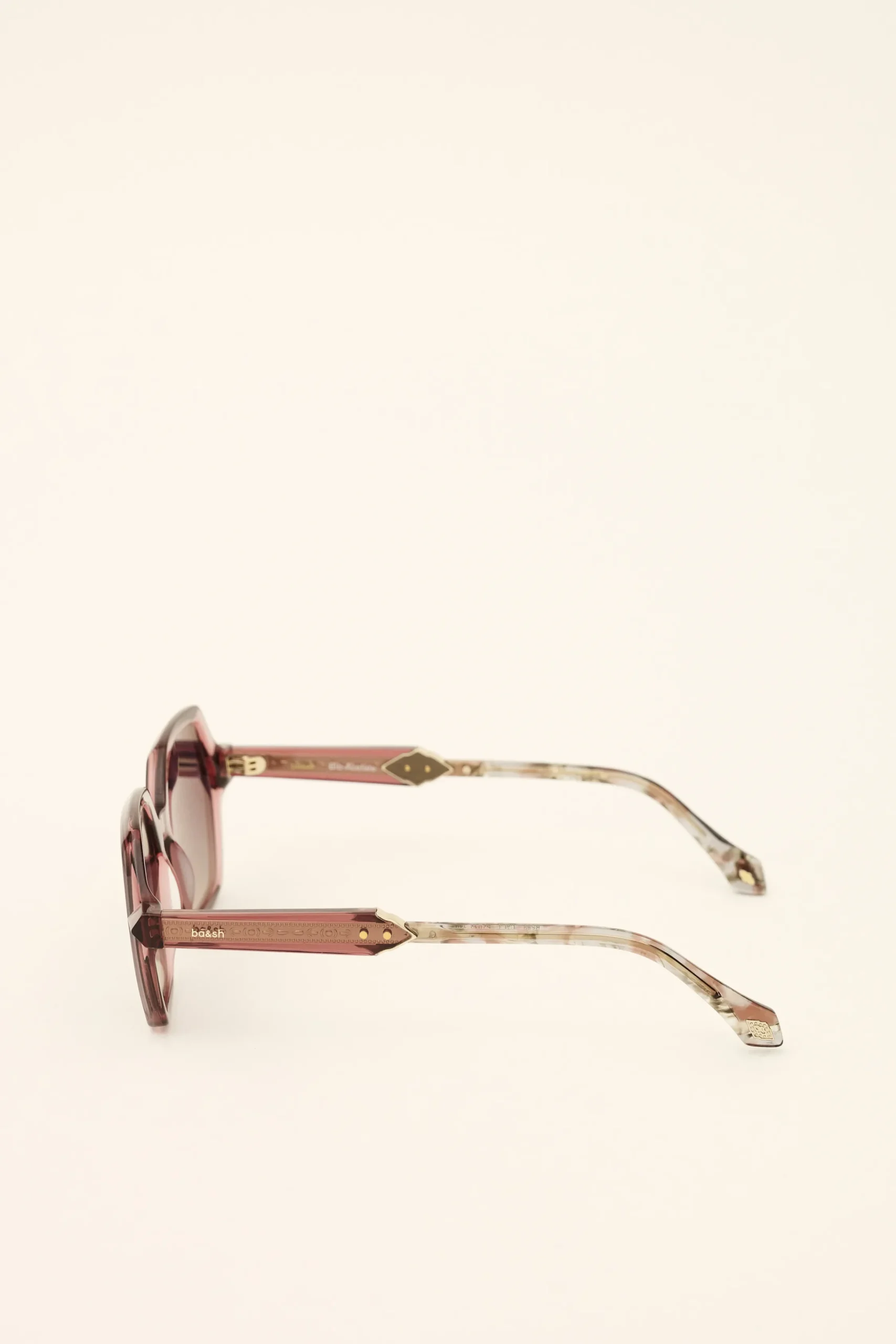 Ba&Sh LIZBET lunettes solaires hexagonales ROSE Online