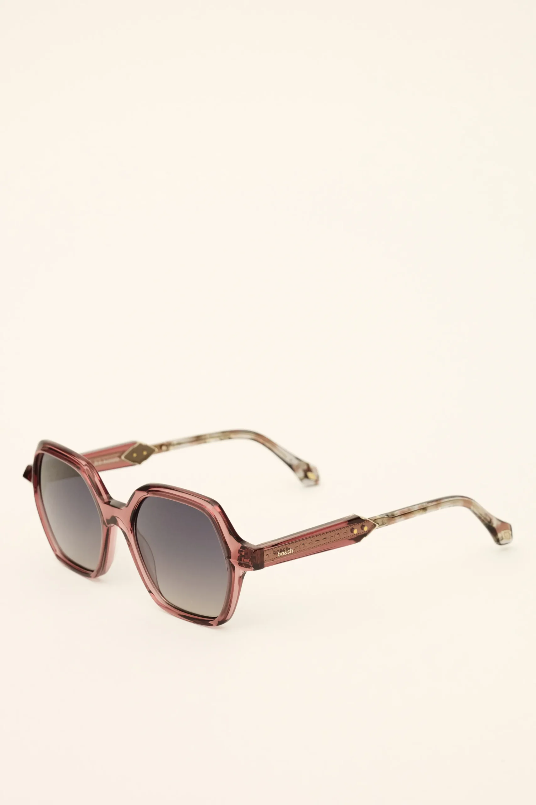 Ba&Sh LIZBET lunettes solaires hexagonales ROSE Online