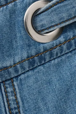 Ba&Sh LONIA jupe midi BLEU Outlet