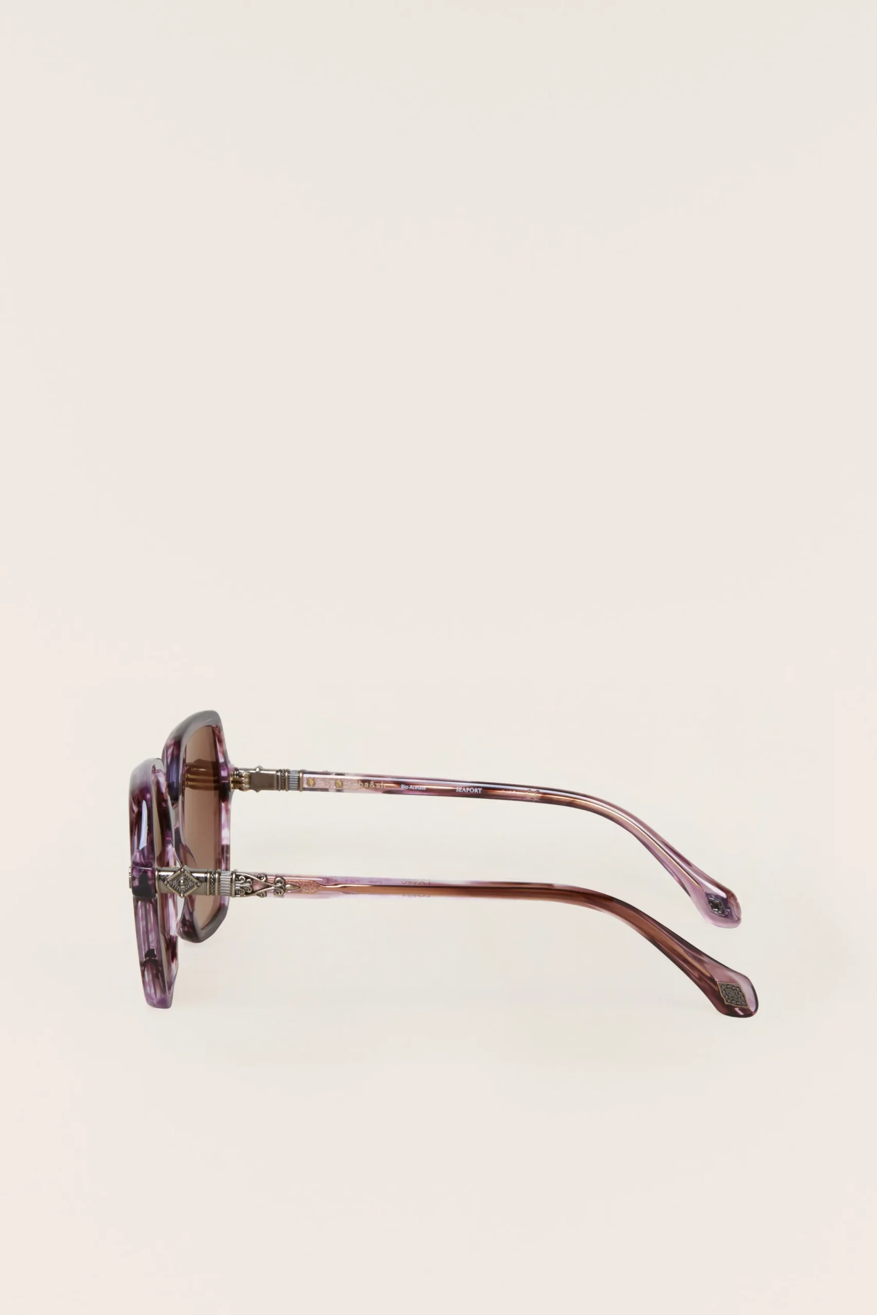 Ba&Sh LOTTY lunettes soleil hexagonales ROSE Clearance