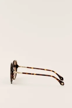 Ba&Sh LOULOU lunettes de soleil MARRON