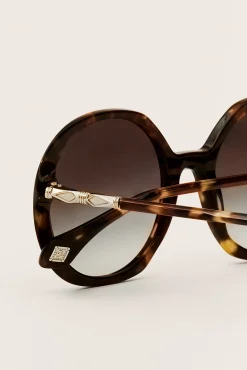 Ba&Sh LOULOU lunettes de soleil MARRON