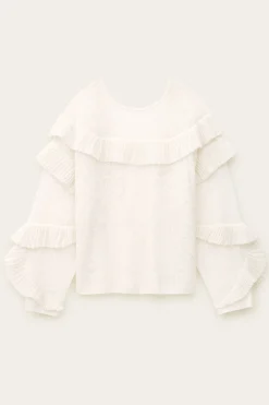 Ba&Sh LUCAS pull oversized dentelle ECRU Clearance