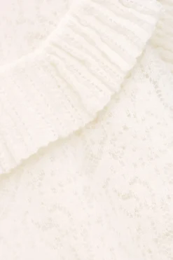 Ba&Sh LUCAS pull oversized dentelle ECRU Clearance