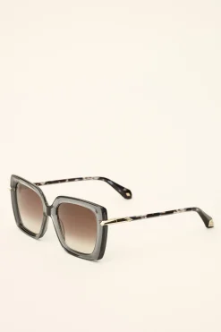 Ba&Sh LUCILE lunettes solaires carrées BLEU Clearance