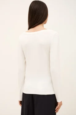 Ba&Sh LUISA tee-shirt manches longues ECRU Clearance