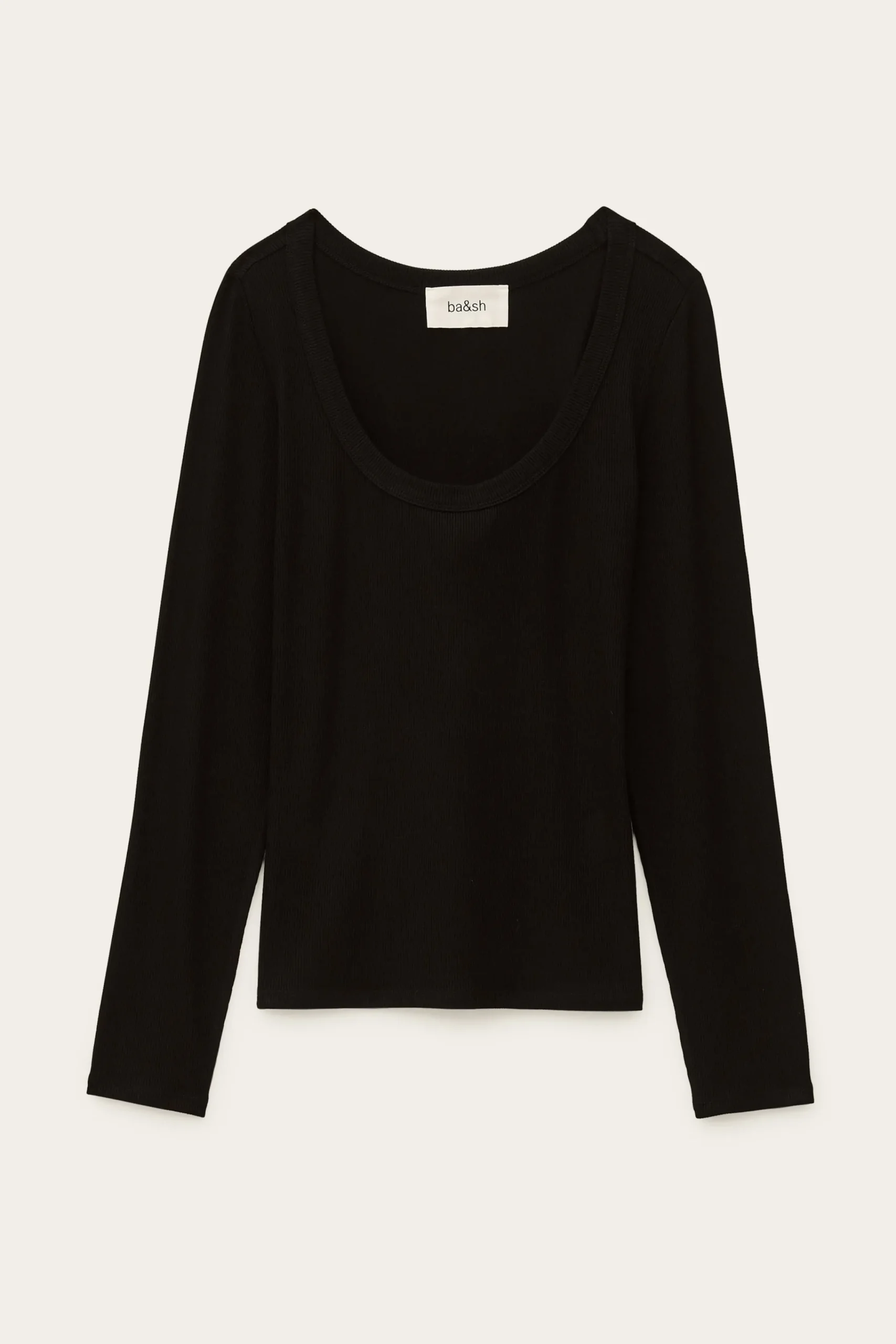 Ba&Sh LUISA tee-shirt manches longues NOIR