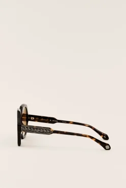Ba&Sh LUNY lunettes de soleil MARRON Clearance