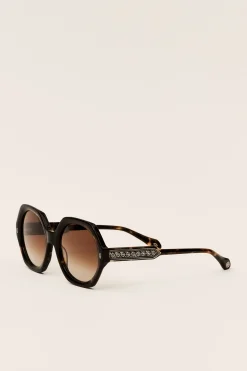 Ba&Sh LUNY lunettes de soleil MARRON Clearance