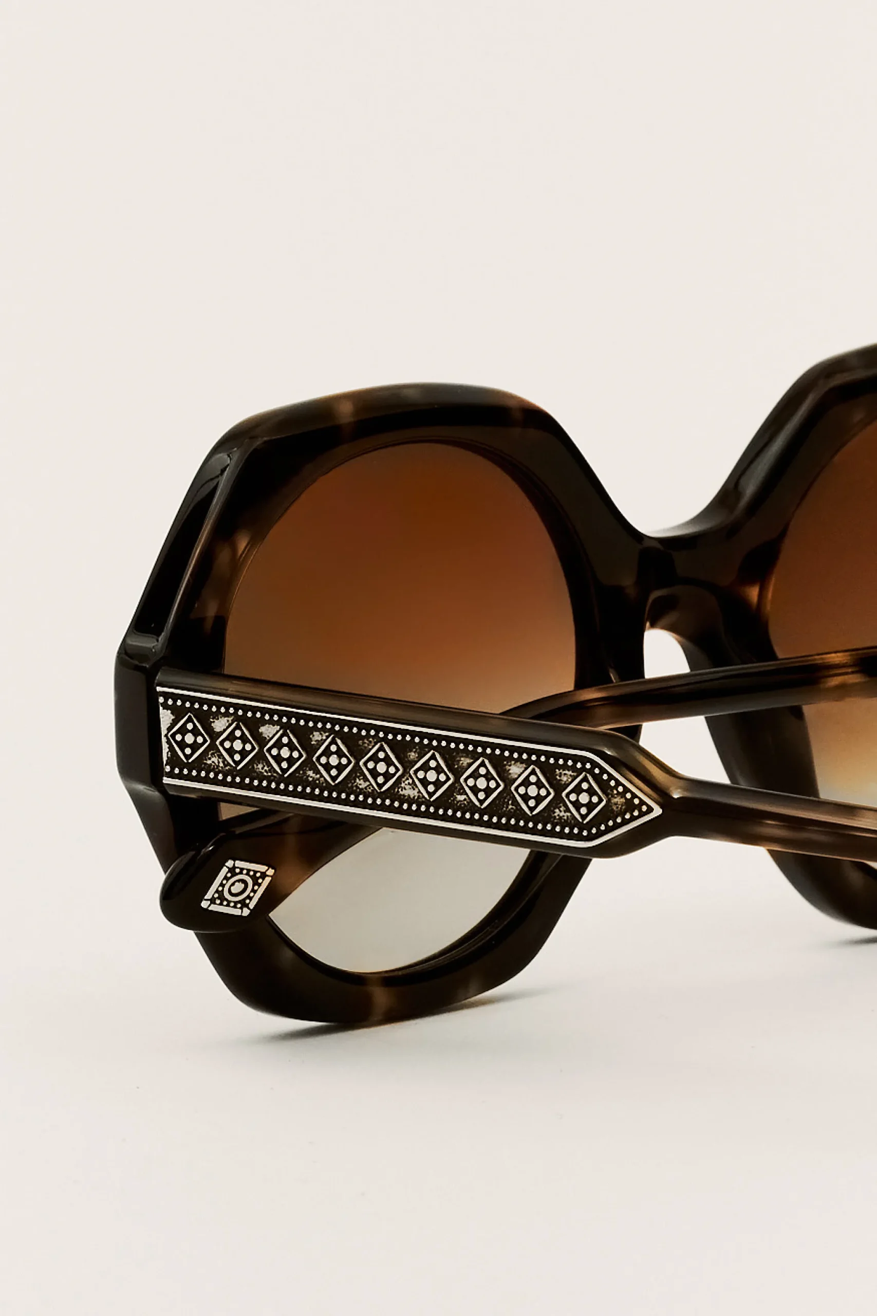 Ba&Sh LUNY lunettes de soleil MARRON Clearance