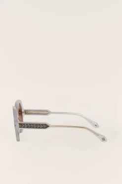Ba&Sh LUNY lunettes soleil arrondies GRIS Best