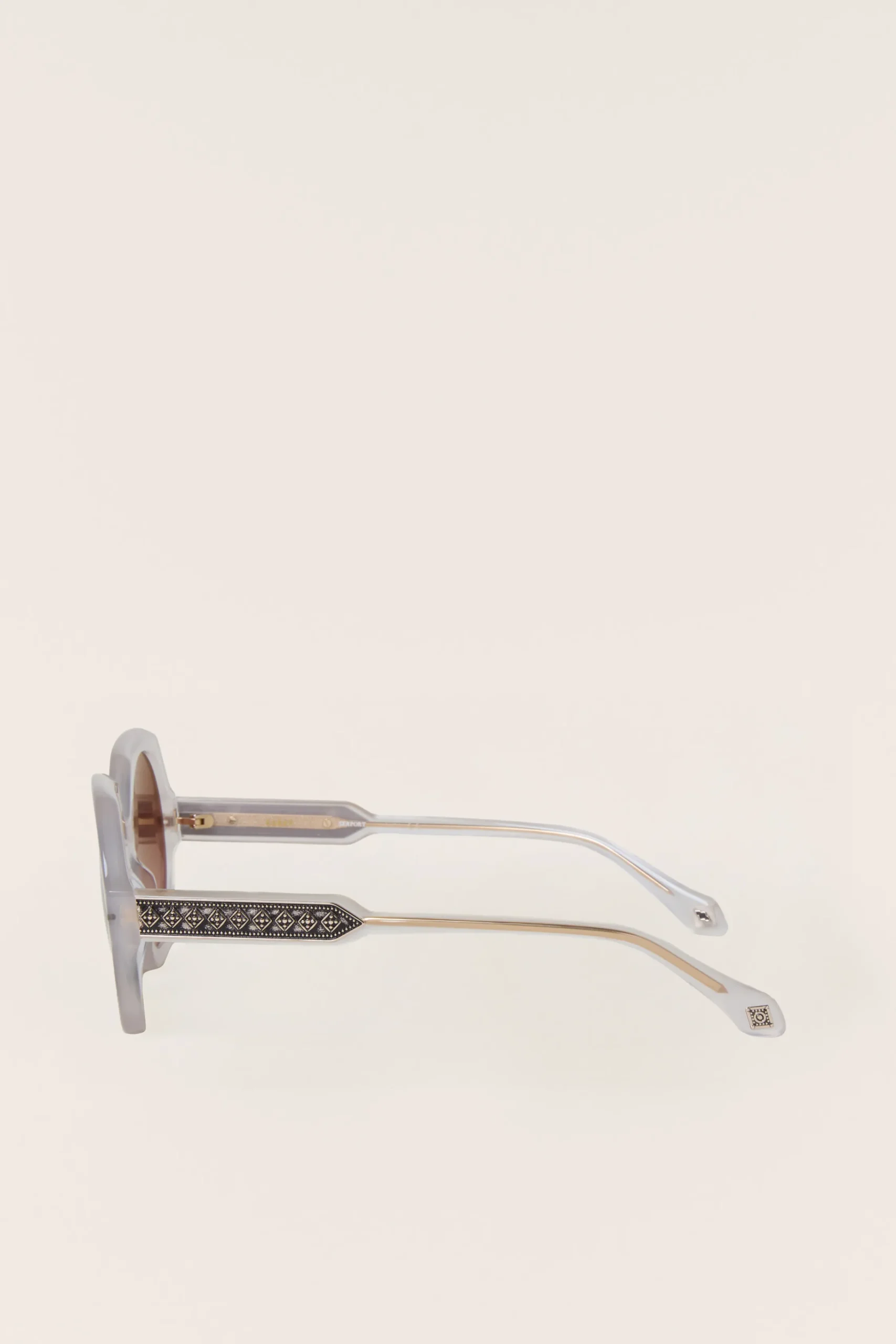 Ba&Sh LUNY lunettes soleil arrondies GRIS Best
