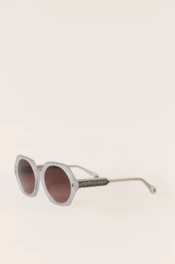 Ba&Sh LUNY lunettes soleil arrondies GRIS Best