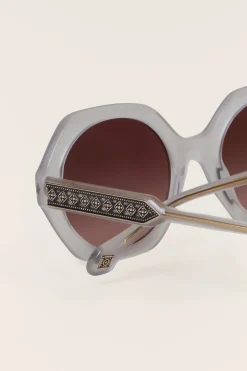 Ba&Sh LUNY lunettes soleil arrondies GRIS Best