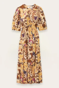 Ba&Sh MADELIA robe midi imprimée JAUNE Online