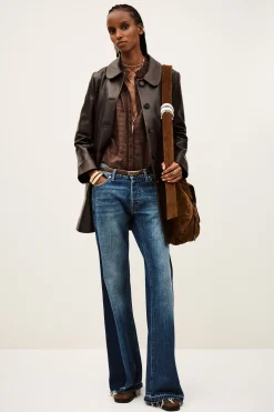Ba&Sh MADIE manteau trois-quart MARRON Sale