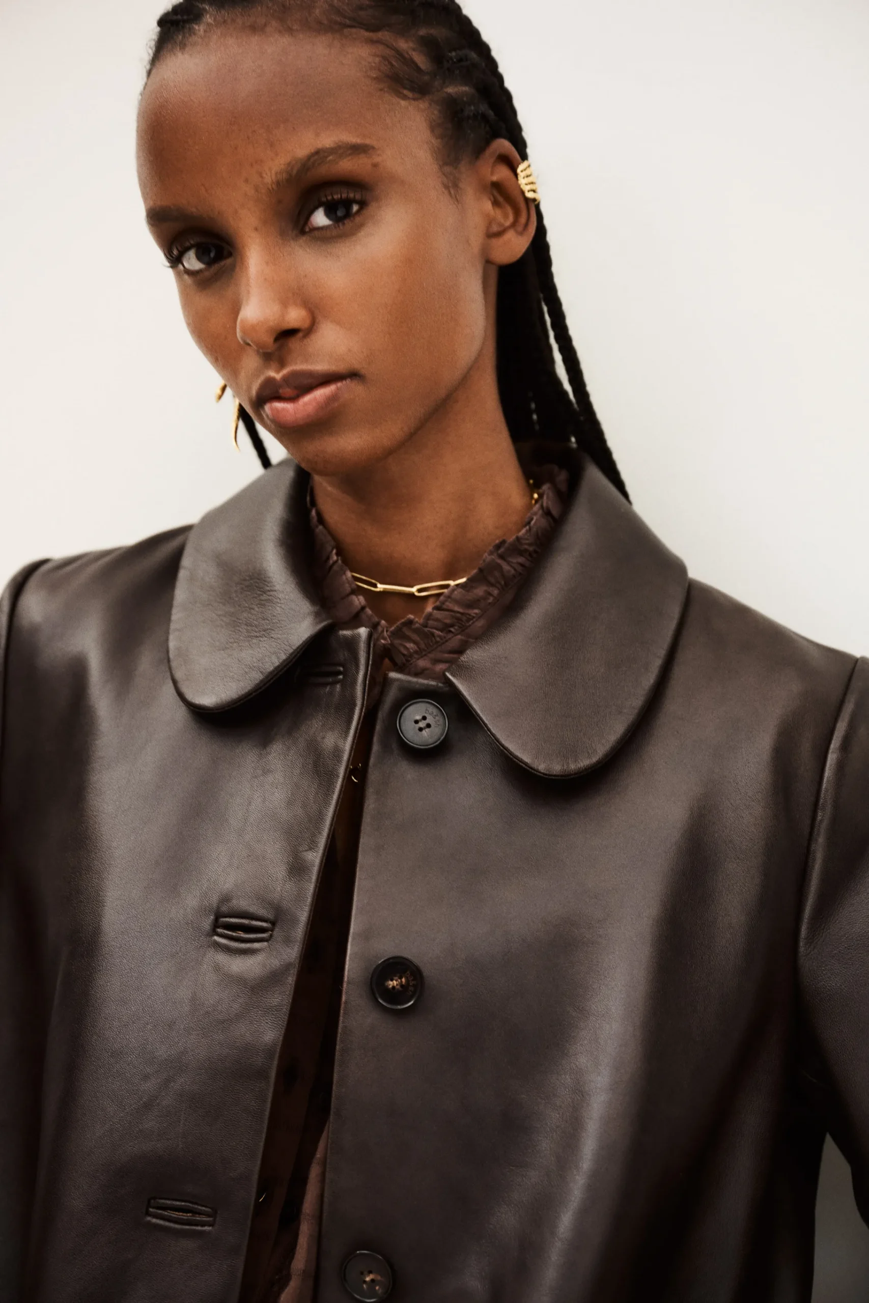Ba&Sh MADIE manteau trois-quart MARRON Sale