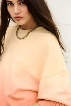 Ba&Sh MAHIDA sweat oversize JAUNE Sale