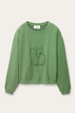 Ba&Sh MAIA sweat-shirt loose confortable VERT Online