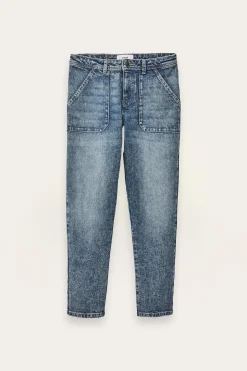 Ba&Sh MALLY jean droit premium BLEU Discount