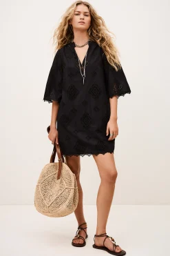 Ba&Sh MALO robe courte NOIR Outlet