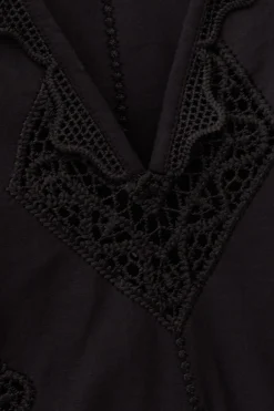 Ba&Sh MALO robe courte NOIR Outlet
