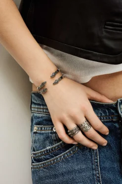 Ba&Sh MATTY bracelet jonc GRIS New