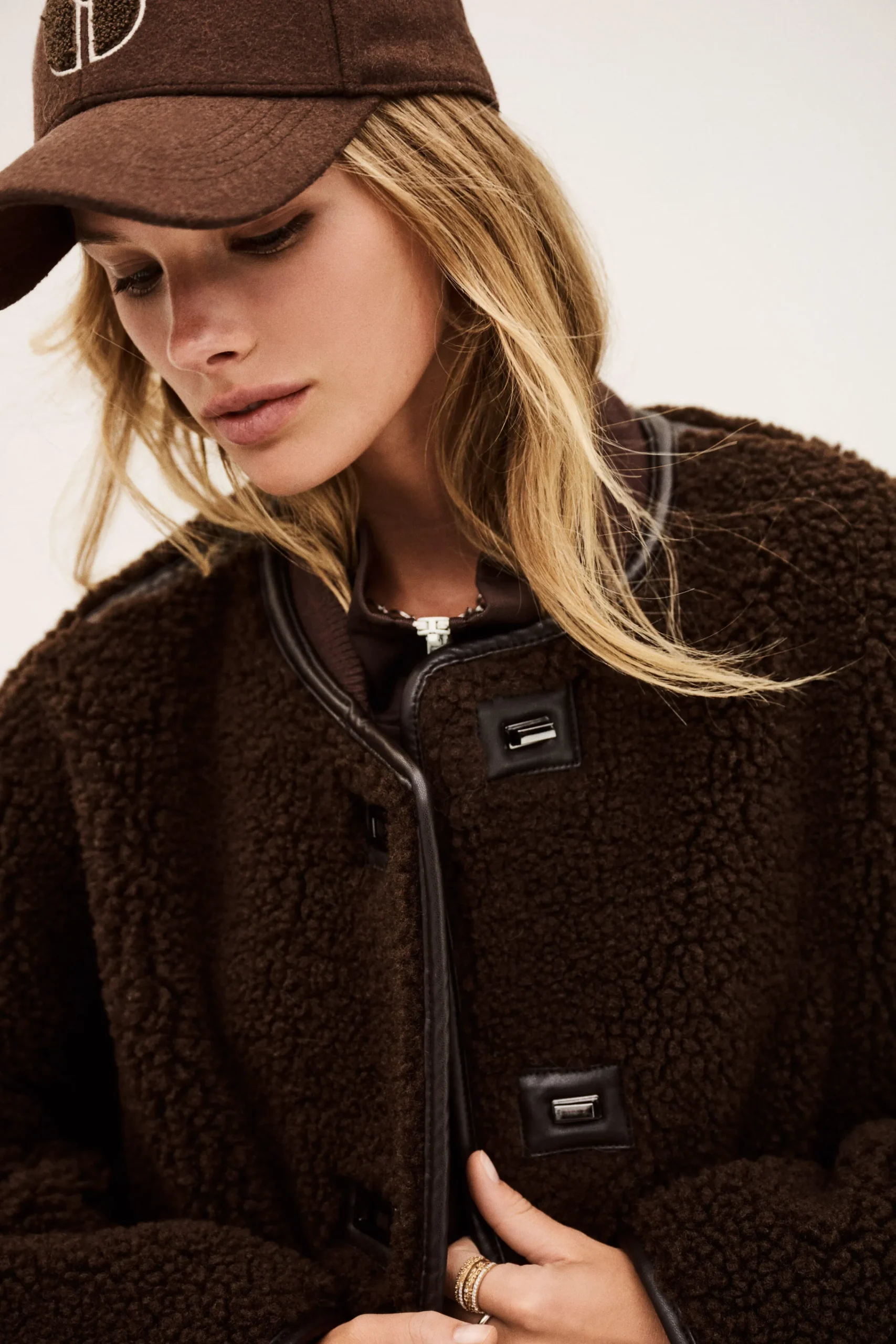 Ba&Sh MAURY MANTEAU MARRON Hot