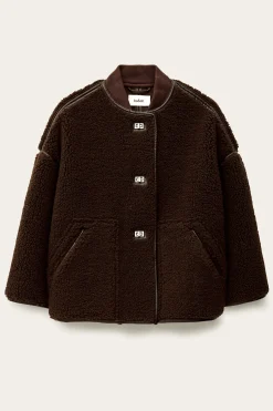 Ba&Sh MAURY MANTEAU MARRON Hot