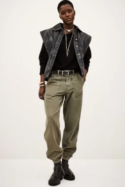 Ba&Sh MAX blouson en jean NOIR Outlet