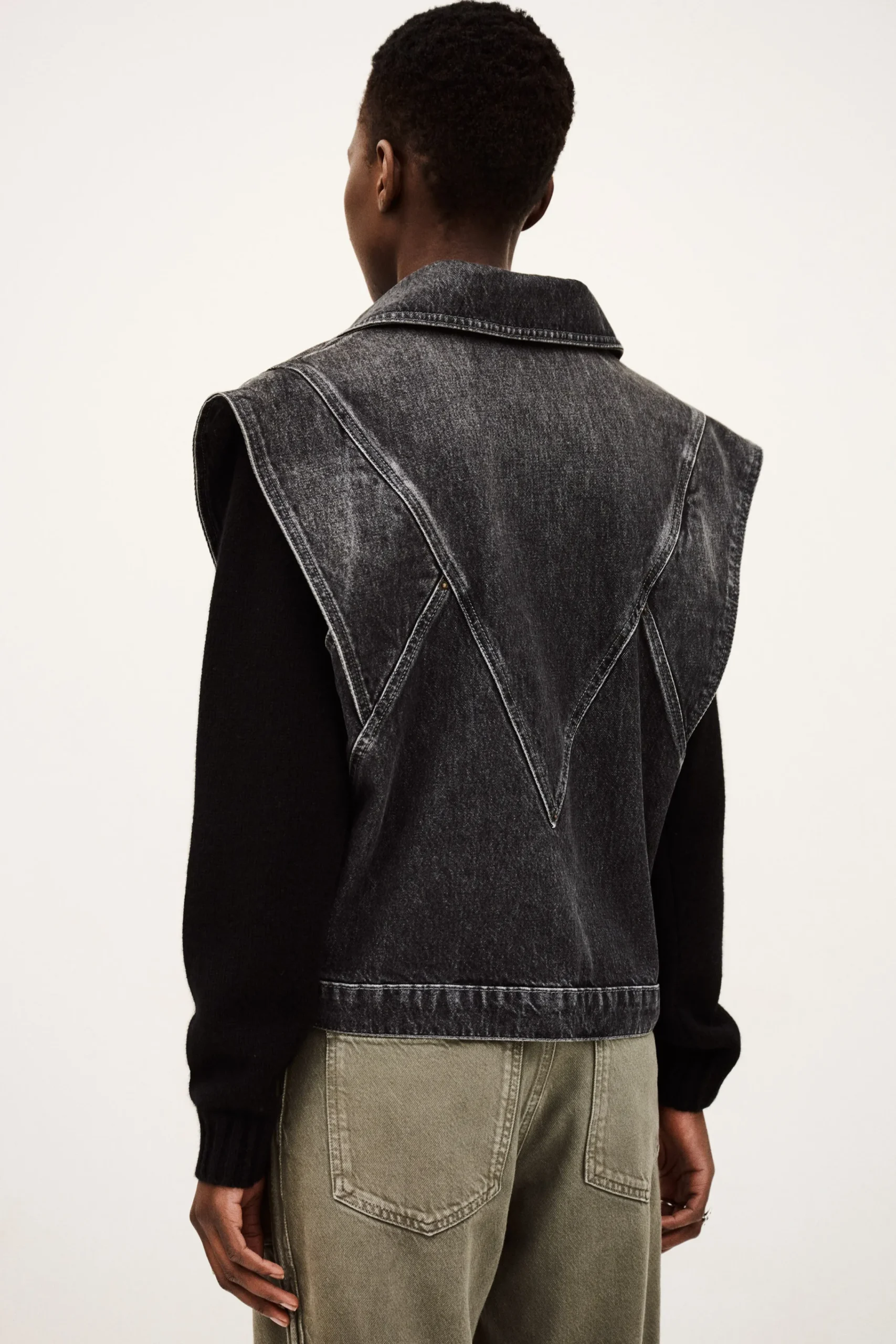 Ba&Sh MAX blouson en jean NOIR Outlet