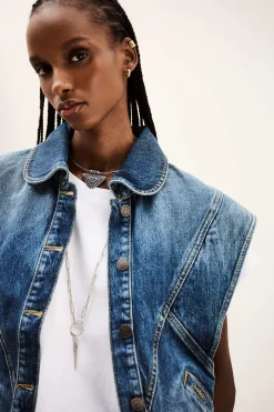 Ba&Sh MAX VESTE BLEU Hot