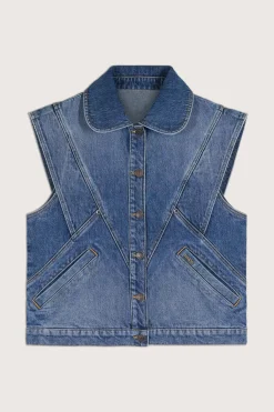 Ba&Sh MAX VESTE BLEU Hot