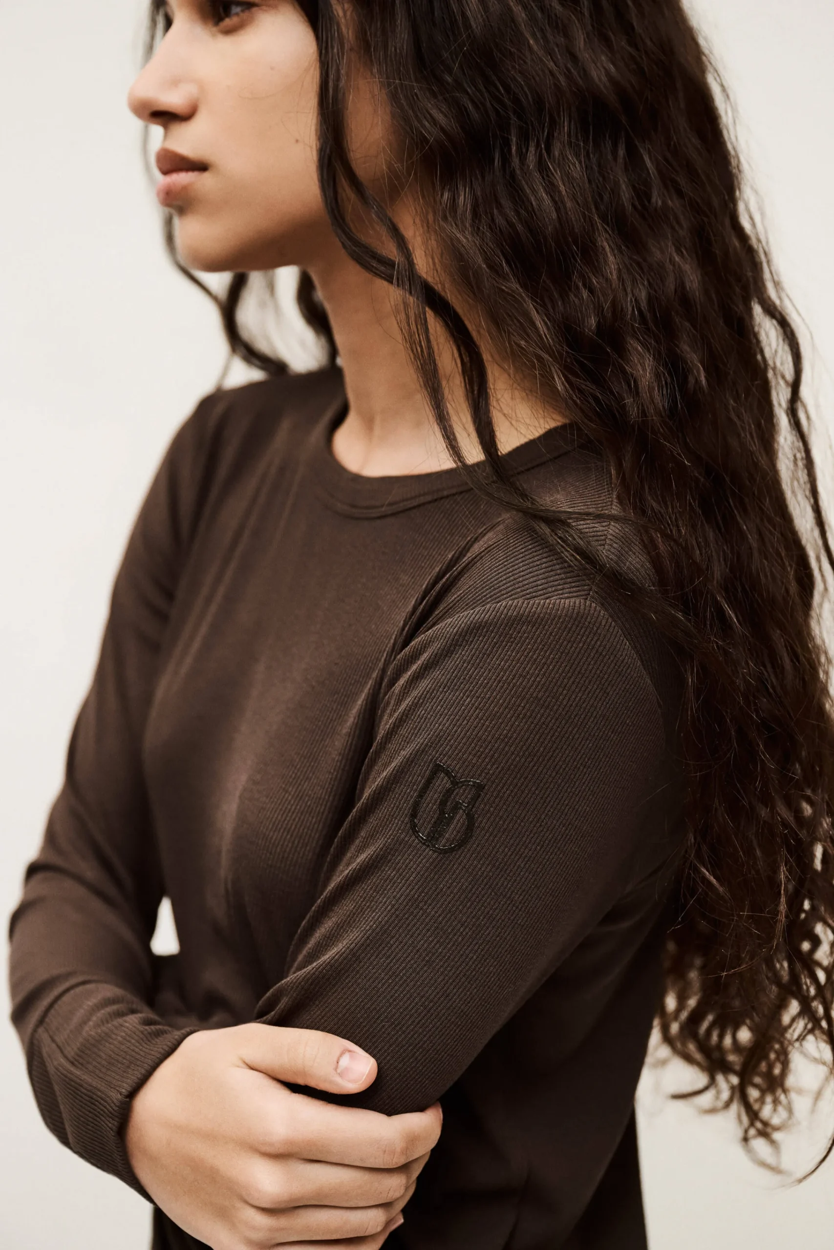 Ba&Sh MICHA t-shirt manches longues MARRON Best