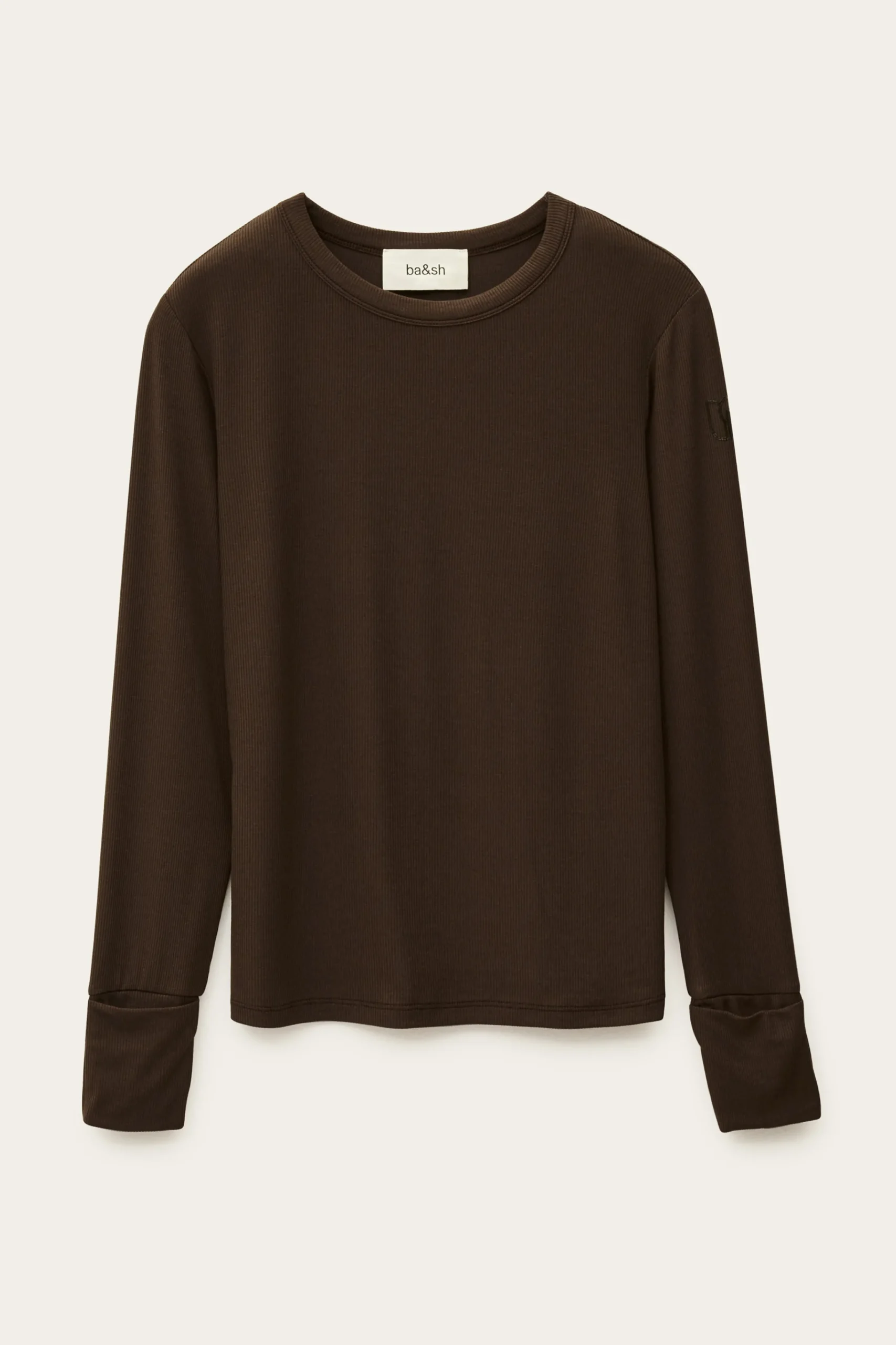 Ba&Sh MICHA t-shirt manches longues MARRON Best