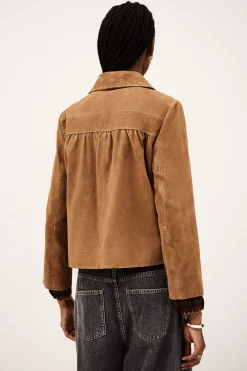 Ba&Sh MILAS veste coupe droite MARRON Sale