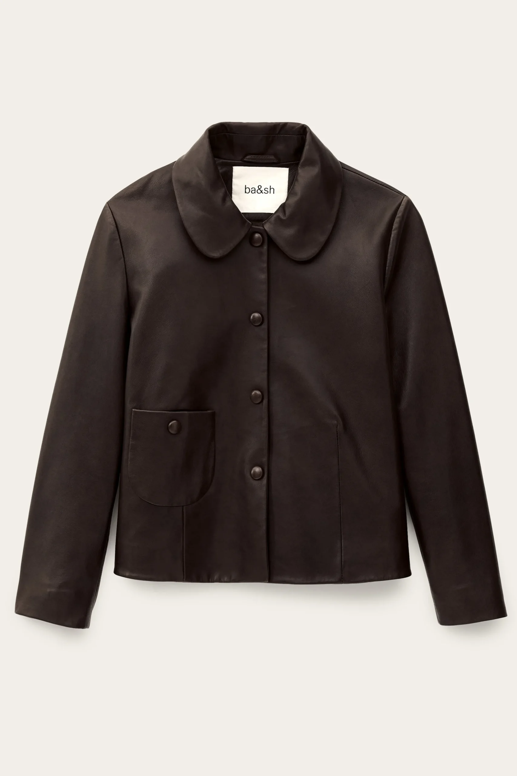 Ba&Sh MILOS veste col claudine MARRON Discount