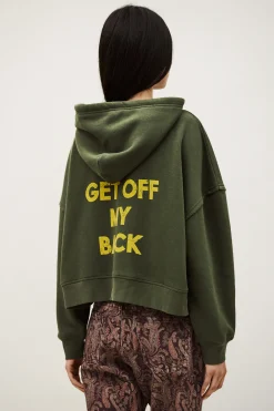 Ba&Sh MOBY sweat-shirt capuche loose VERT Clearance