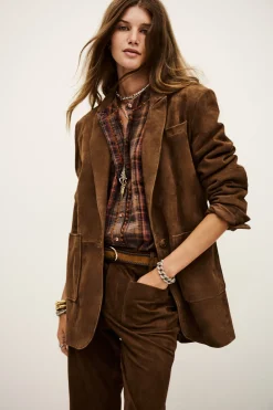 Ba&Sh MOSTY veste type blazer MARRON