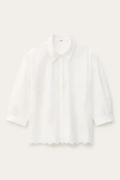 Ba&Sh MURIEL chemise manches /4 ECRU