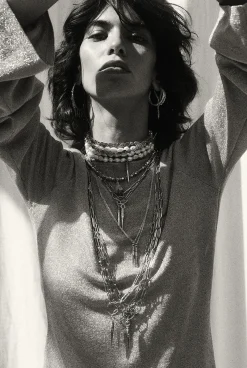 Ba&Sh NADAV collier GRIS Online
