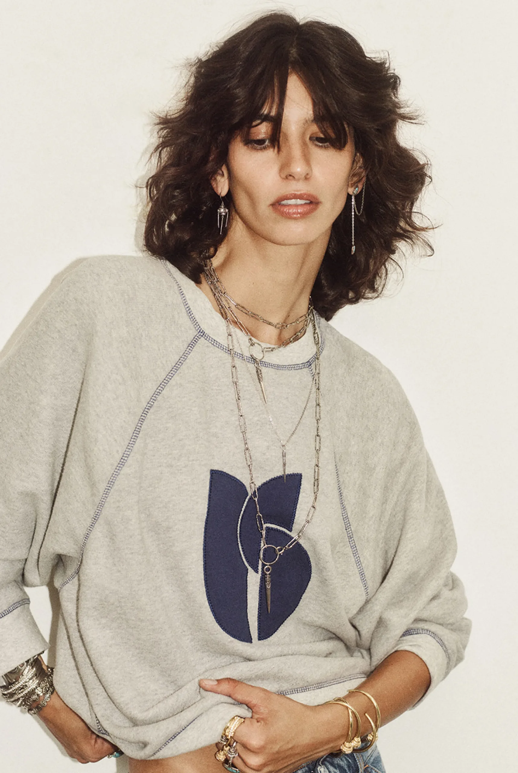 Ba&Sh NADAV collier GRIS Online