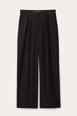 Ba&Sh NANI pantalon large laine BLEU Best
