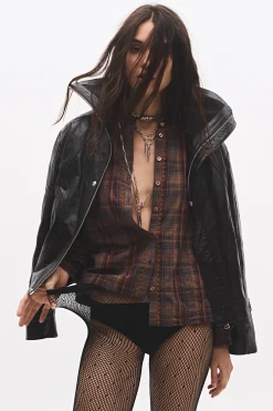 Ba&Sh NAOMIE collier long GRIS Outlet