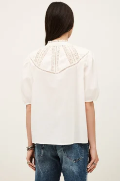 Ba&Sh NELLA chemise coton ECRU Online