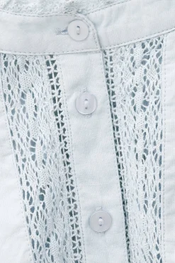 Ba&Sh NELLA chemise coton BLEU Outlet