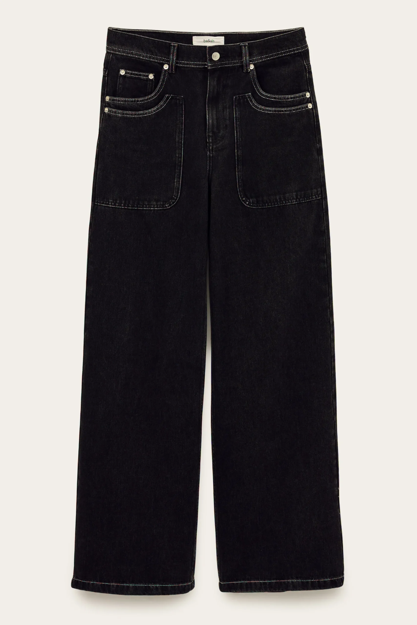 Ba&Sh NOEL jean droit GRIS Best
