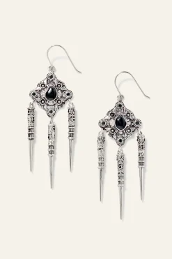 Ba&Sh NORA boucles d'oreilles pendantes GRIS Online