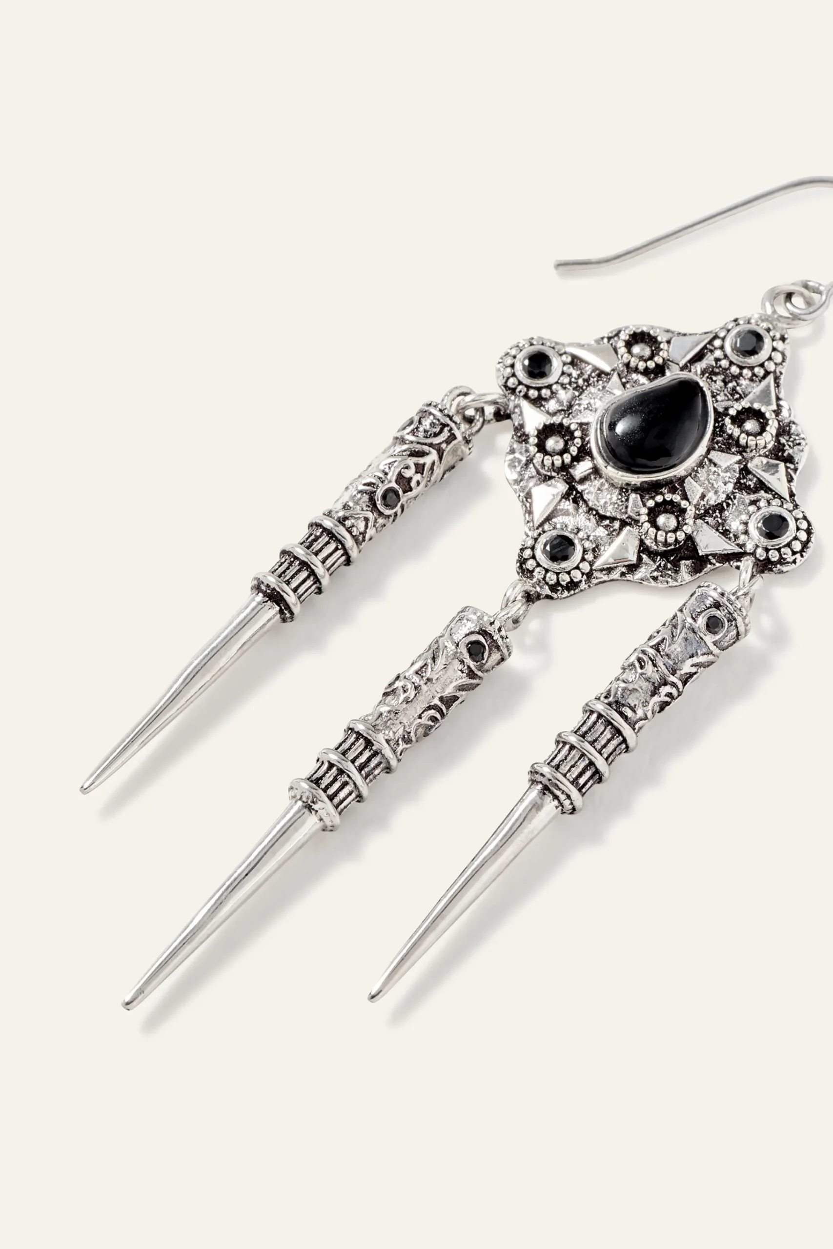 Ba&Sh NORA boucles d'oreilles pendantes GRIS Online